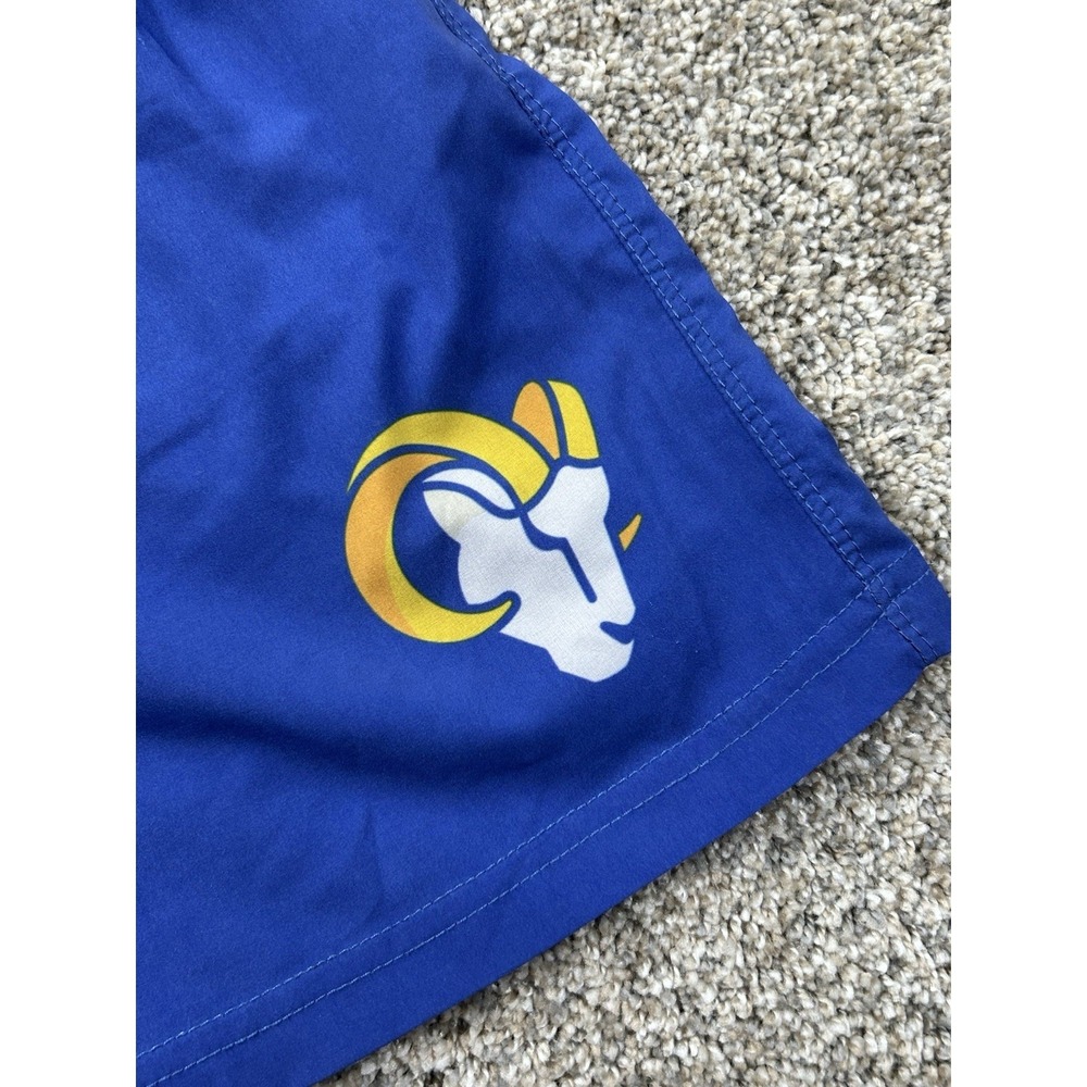 Los Angeles Rams Solid Blue Shorts FOCO Size Small